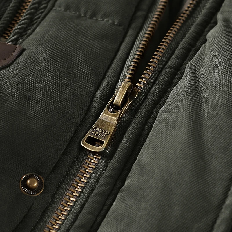 Мужская зимняя куртка 8XL Толстая теплая парка флисовая меховая военная с