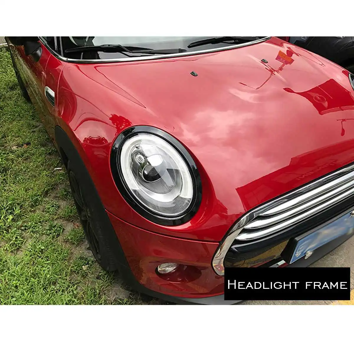 4 шт. накладки на передние фары для Mini Cooper One JCW F55 F56 | Автомобили и мотоциклы