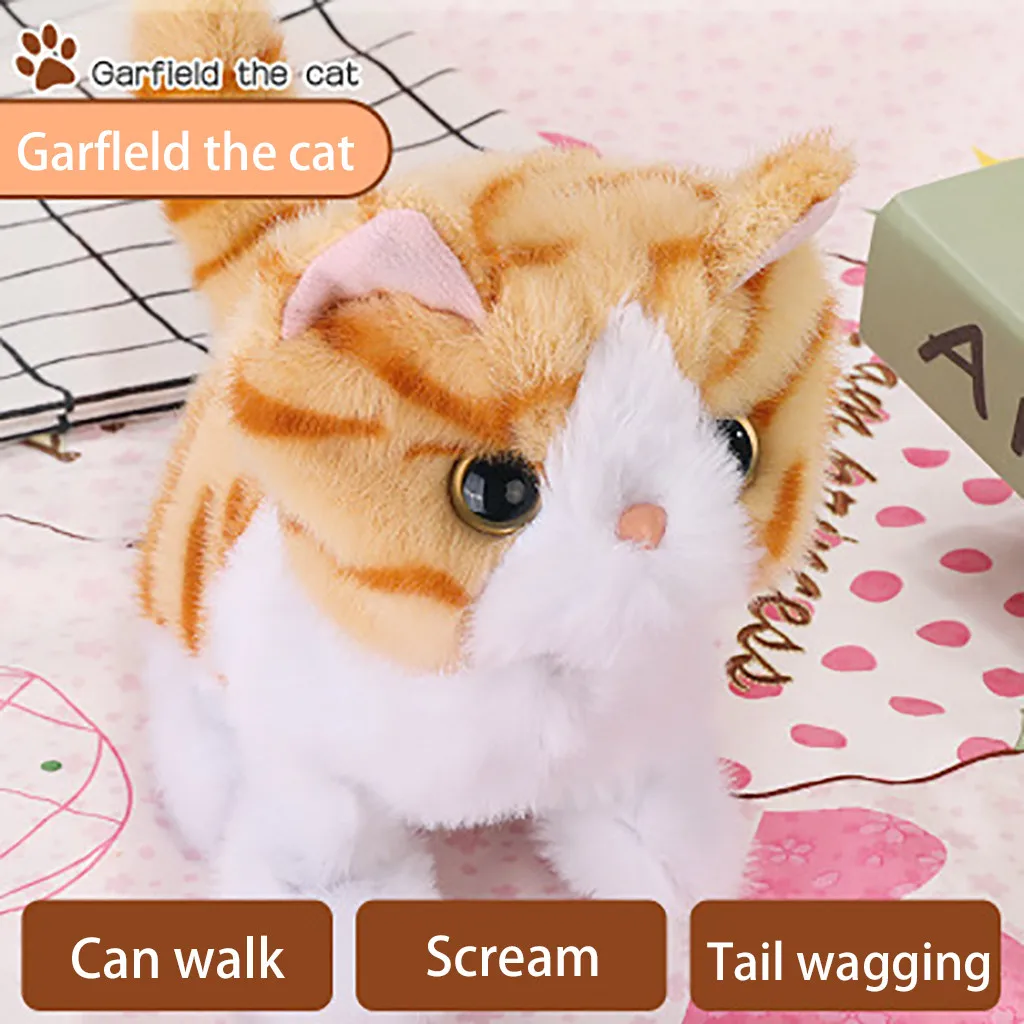 Плюшевая кукла электронный питомец электрическая имитация детская игрушка лает