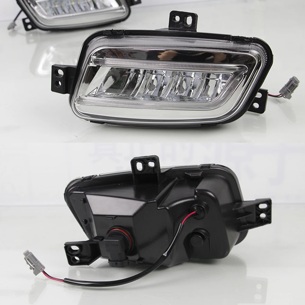 CSCSNL 1 пара автомобиля светодиодный DRL Дневной светильник авто противотуманная