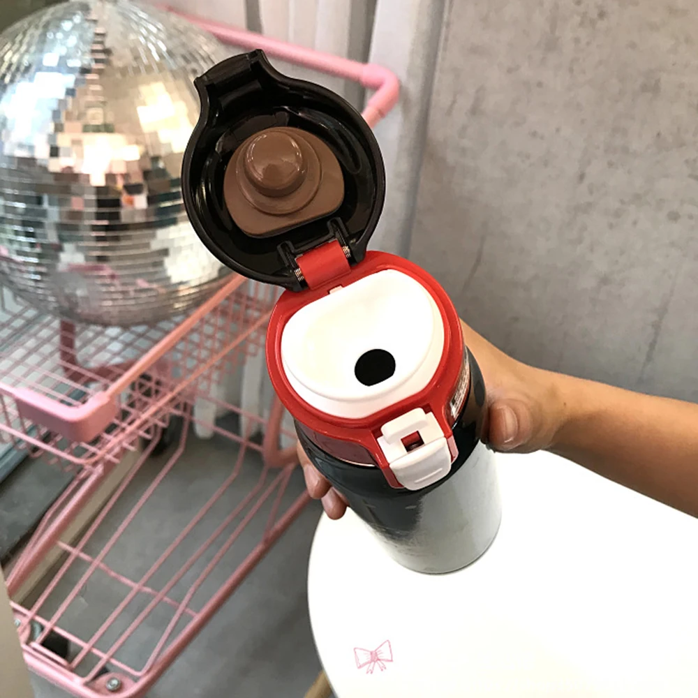 Рождественская Вакуумная чашка 500 мл термос из нержавеющей стали Термокружка для