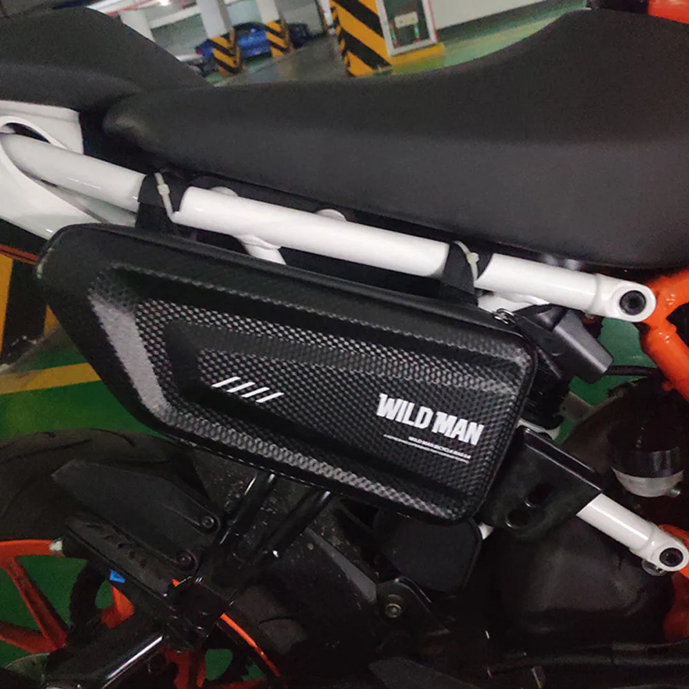 

For KAWASAKI NINJA 250 400 NINJA250 ninja 400 2018 2019 motorcycle side package hard shell modified triangle package Bag kit