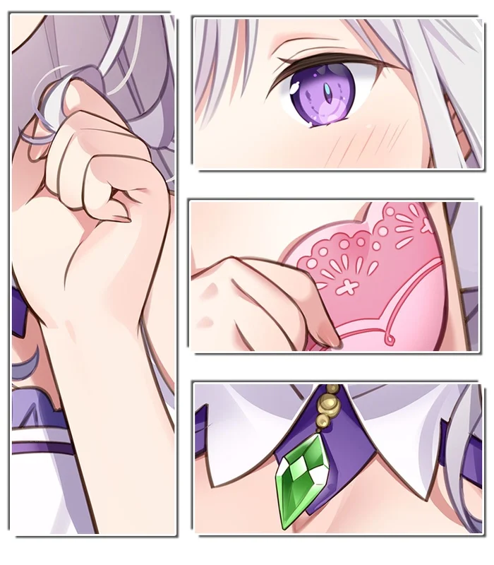 Аниме Re:Life in a different world from zero Emilia Sexy Dakimakura обнимающая Подушка Чехол японская