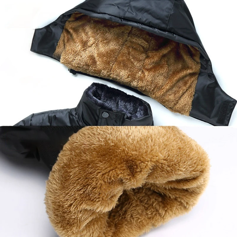 Повседневная зимняя мужская куртка утепленные парки с капюшоном на 20 градусов