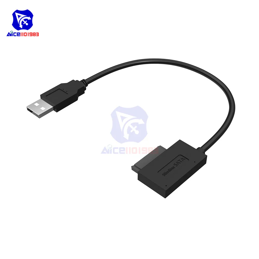 Diymore USB к 13Pin SATA Жесткий драйвер адаптер конвертер кабель для ноутбука