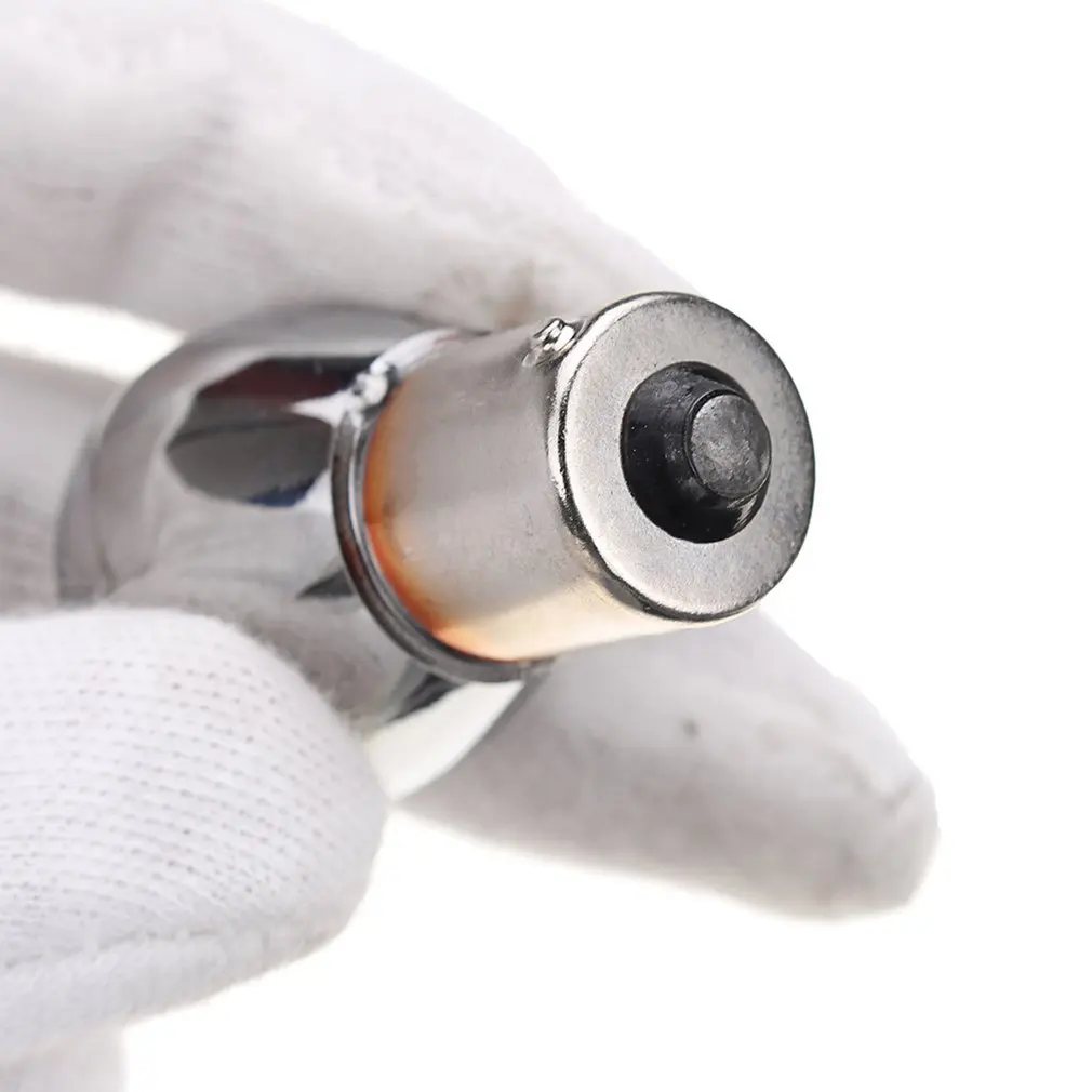 

2pcs Chrome Silver Amber Rear Indictor Bulbs Turn Signal Bulbs Yellow Light Bulbs Stop Auto Bulbs Car Brake Lamps