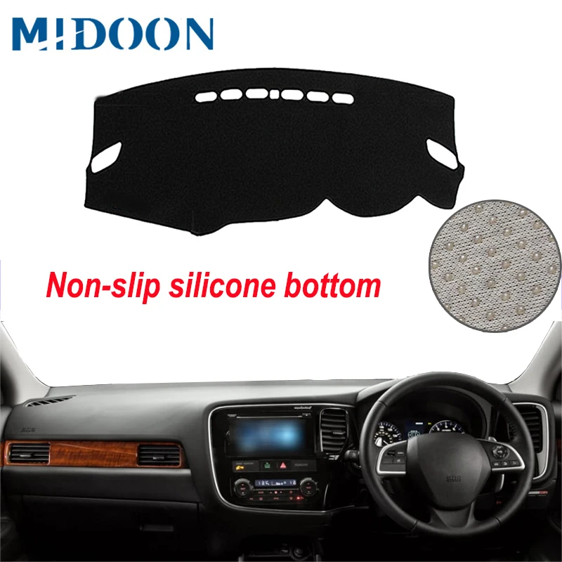 Крышка приборной панели автомобиля MIDOON коврик для защиты от УФ-лучей Mitsubishi Outlander