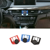 aluminum alloy car air vent mobile phone holder avigation bracket trim for bmw x5 f15 x6 f16 2014 2020 auto accessories