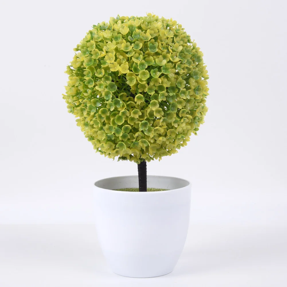 

Artificial Outdoor Ball Plant Tree Pot Multi-Color Snow Ball Simple Decoration
