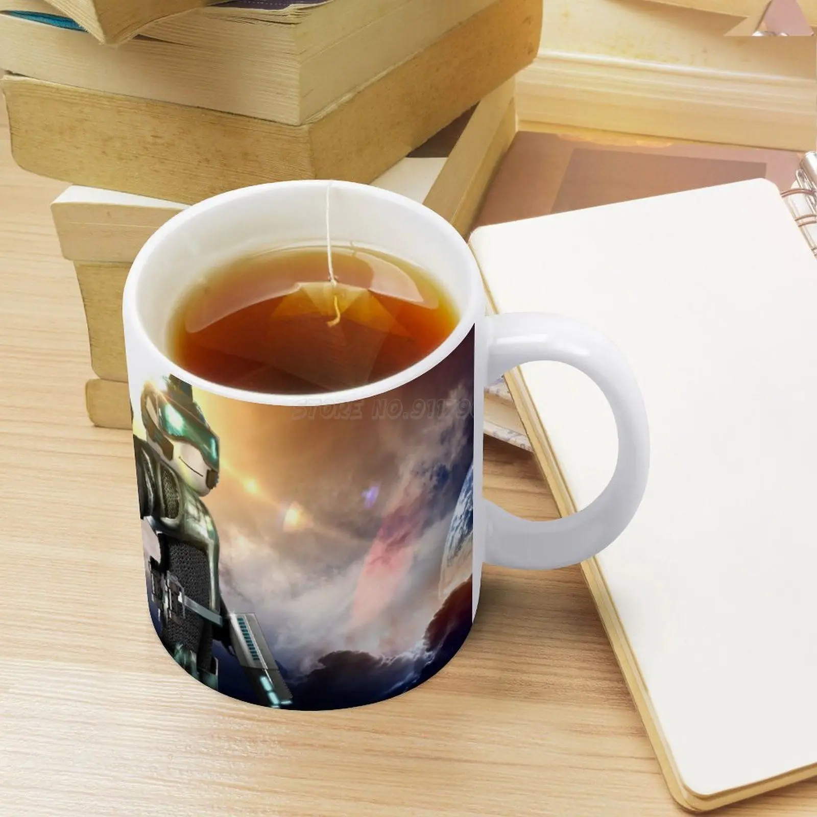 Белая кружка Game World 11 унций забавная керамическая для кофе/чая/какао уникальные