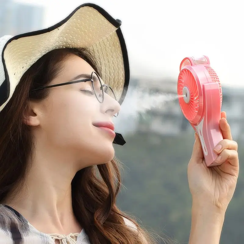 Ручной портативный водяной туманообразующий вентилятор для путешествий