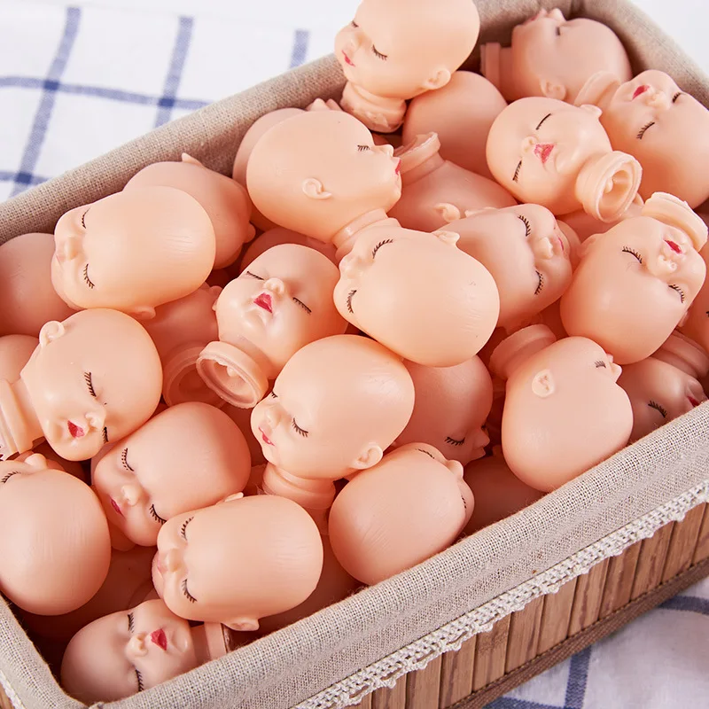 100 шт. в партии Diy Милая Труба Спящая кукла детская головка для брелка подвесная