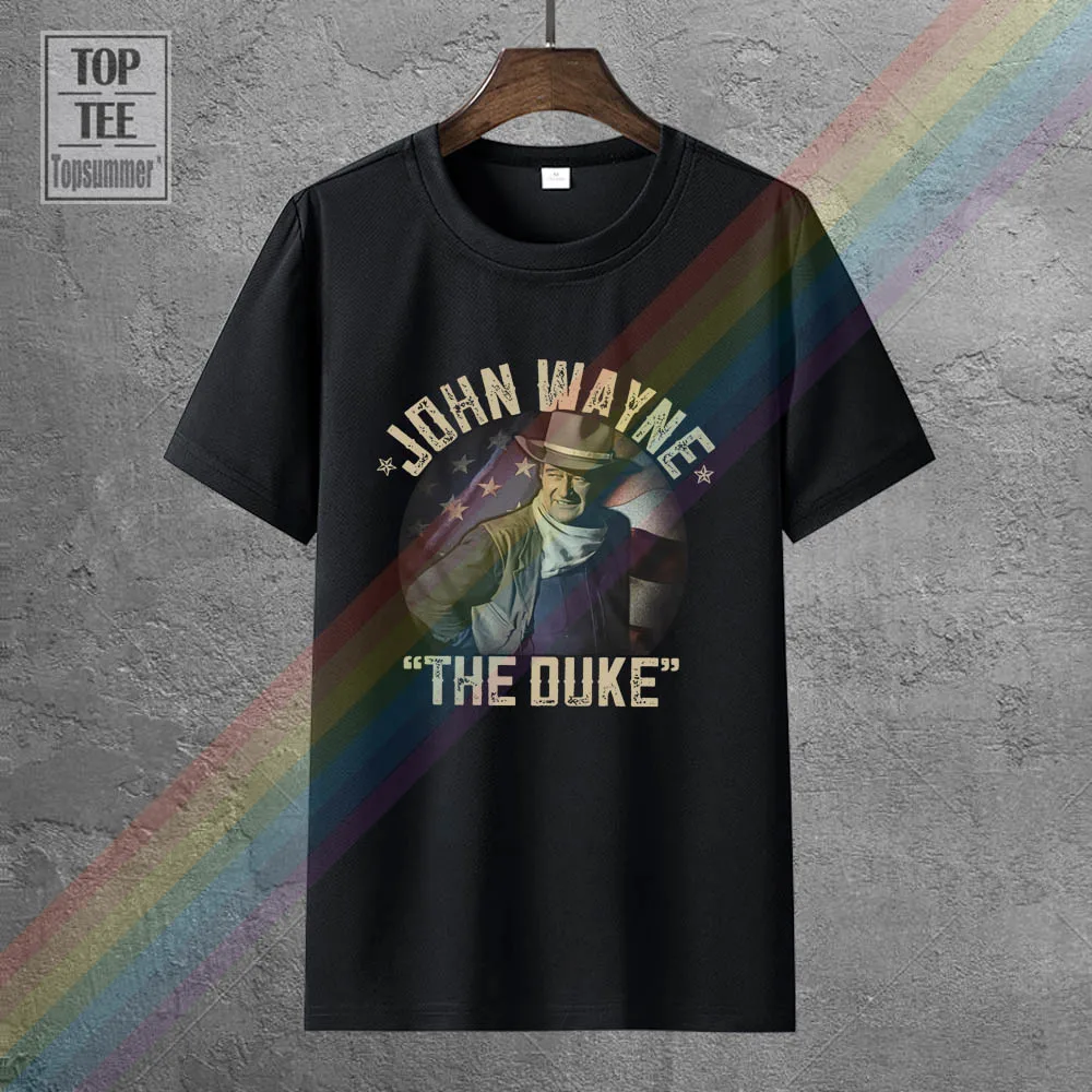 

John Wayne T Shirt New The Duke Returns In 100% Black Cotton In Sizes Sm 4Xl