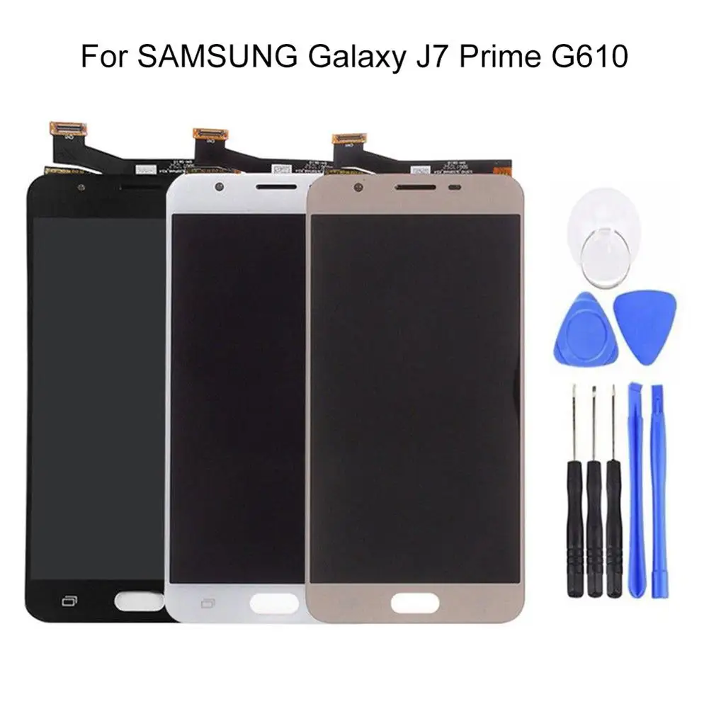 ЖК дисплей сенсорный экран дигитайзер Замена для samsung Galaxy J7 Prime G610|Сенсорные