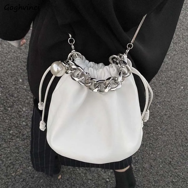 

Сумки через плечо из искусственной кожи на цепочке, женская мягкая сумка-мешок на ремешке, дизайнерские маленькие универсальные сумки, шика...