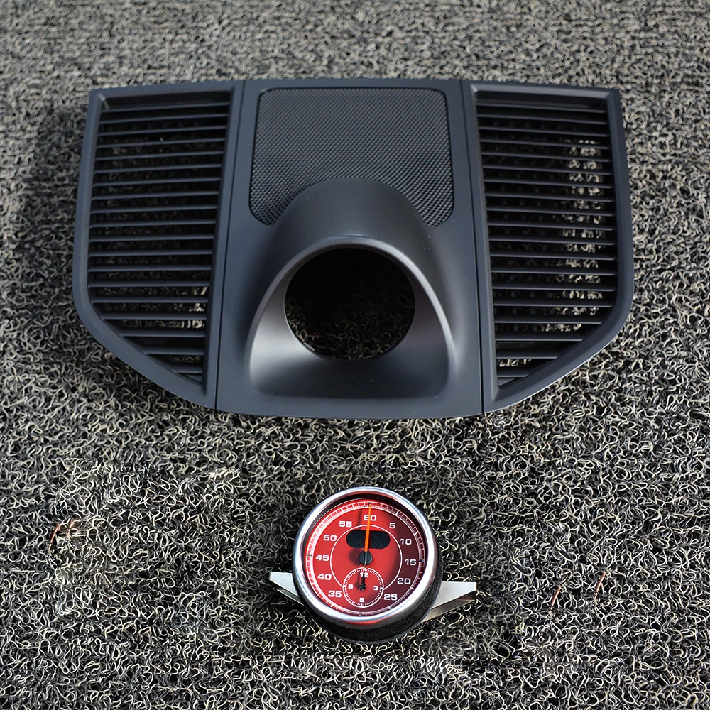 Auto Cronometro per Porsche Macan 2014-2020 Interior Dashboard Centro  Orologio Bussola Tempo Contatore Elettronico Orologio Accessional