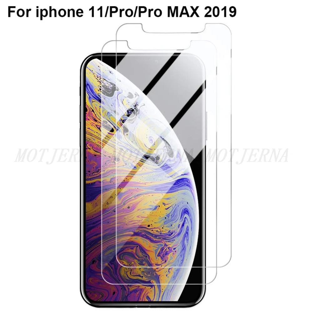 Ультратонкое закаленное стекло 9H для iPhone 11 2019 Pro защита экрана Передняя пленка Max