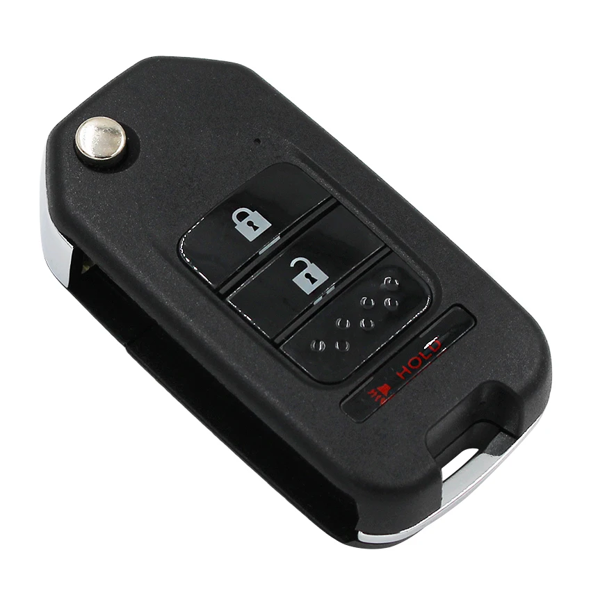 Обновленная Складная флип карта с кнопкой 2 + 1/3 433 МГц чип ID46 идентификатор FCC: