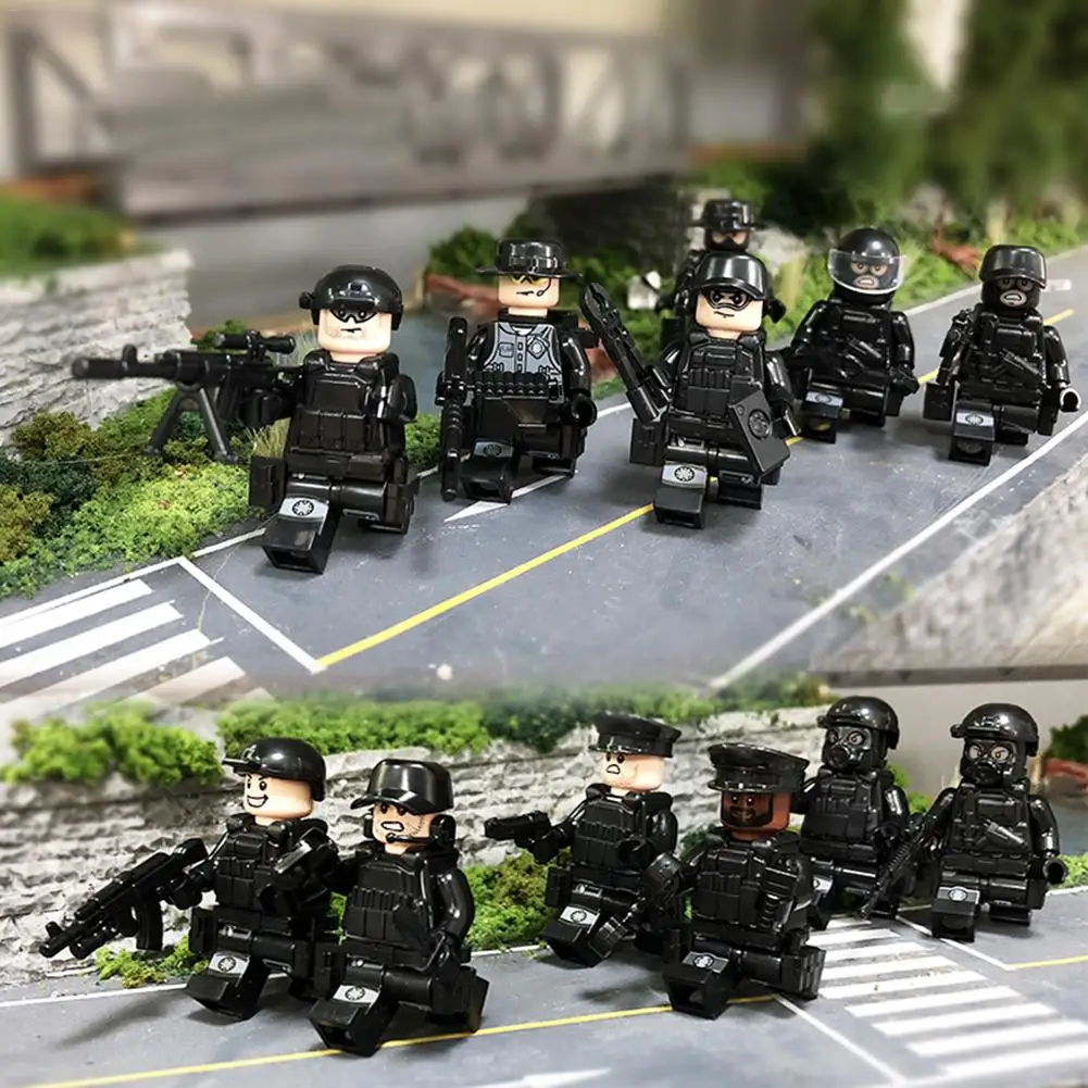 A 12 шт./компл. Militarys предоставляет чашу для военнослужащих армии Brickes цифры Пистолеты Книги об оружии Совместимость вооруженных SWATes строительные блоки игрушки - Цвет: A