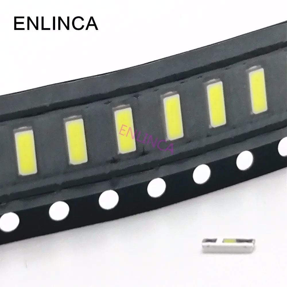 100 шт. подсветка для телевизора 3 в LED SMD 3014 4014 холодный белый ЖК 3000K 4000K 5500K 6000K