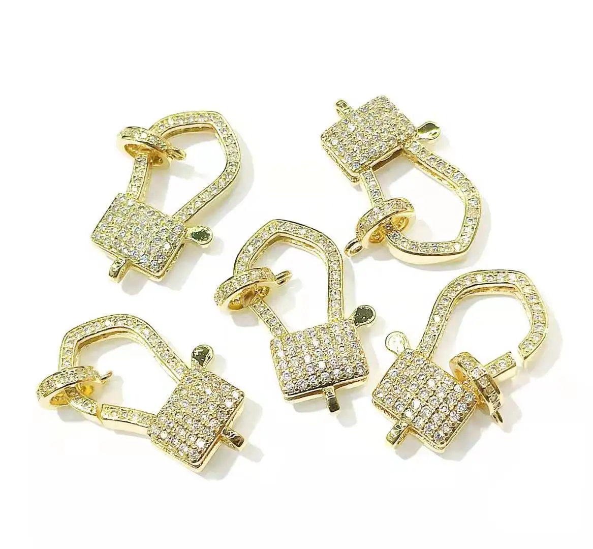 

10PCS CZ clasps for Women DIY Jewelry Accessories CZ048
