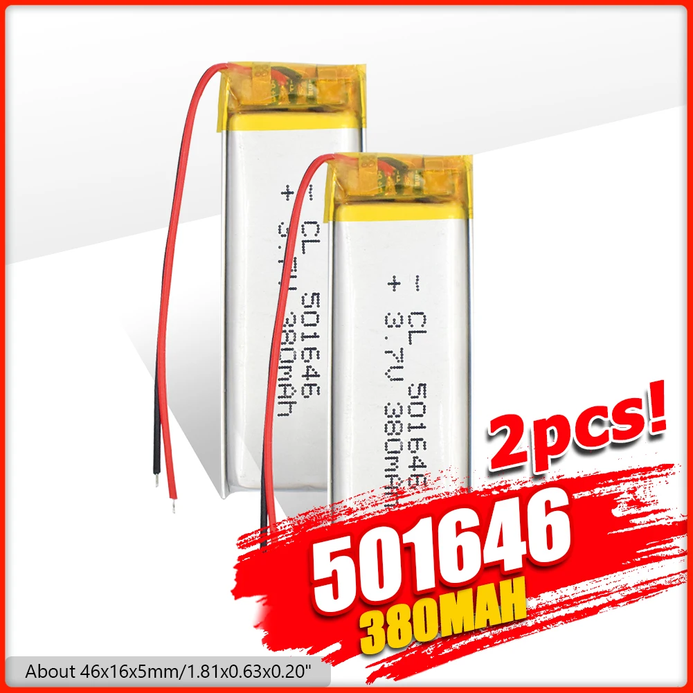 Перезаряжаемая литий полимерная батарея 2/4 3 7 в 380 мАч для Psp Gps Mp3 Pda камера Bluetooth