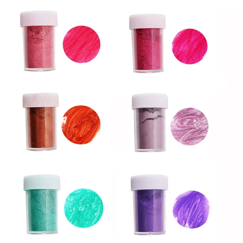 

18 to 56 colors Mica Powder Pearlescent Pigment Resin Colorant Pack Skin Safe For DIY Soap Epoxy Resin Candle Nail Makeup Craft