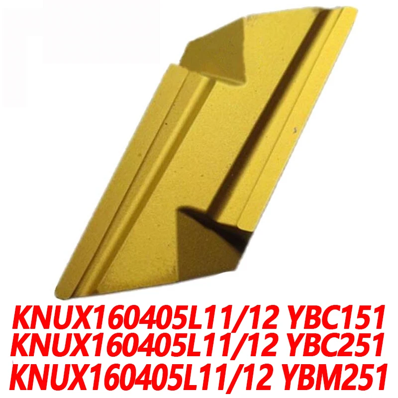 

100% Original KNUX160405L11 YBC151 YBC251 YBM251 KNUX160405L12 10pcs CNC lathe Blade Carbide Insert Efficient And Durable