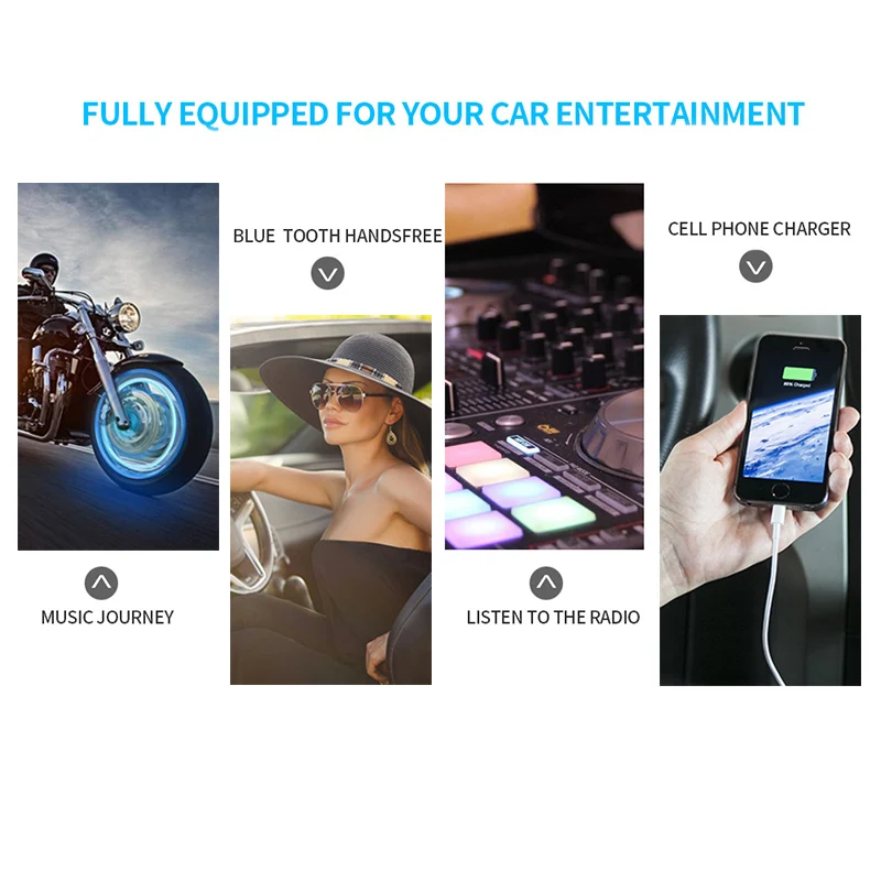 AUX/TF/USB автомобильный радиоприемник FM MP3-плеер 1 Din аудио Bluetooth дистанционное
