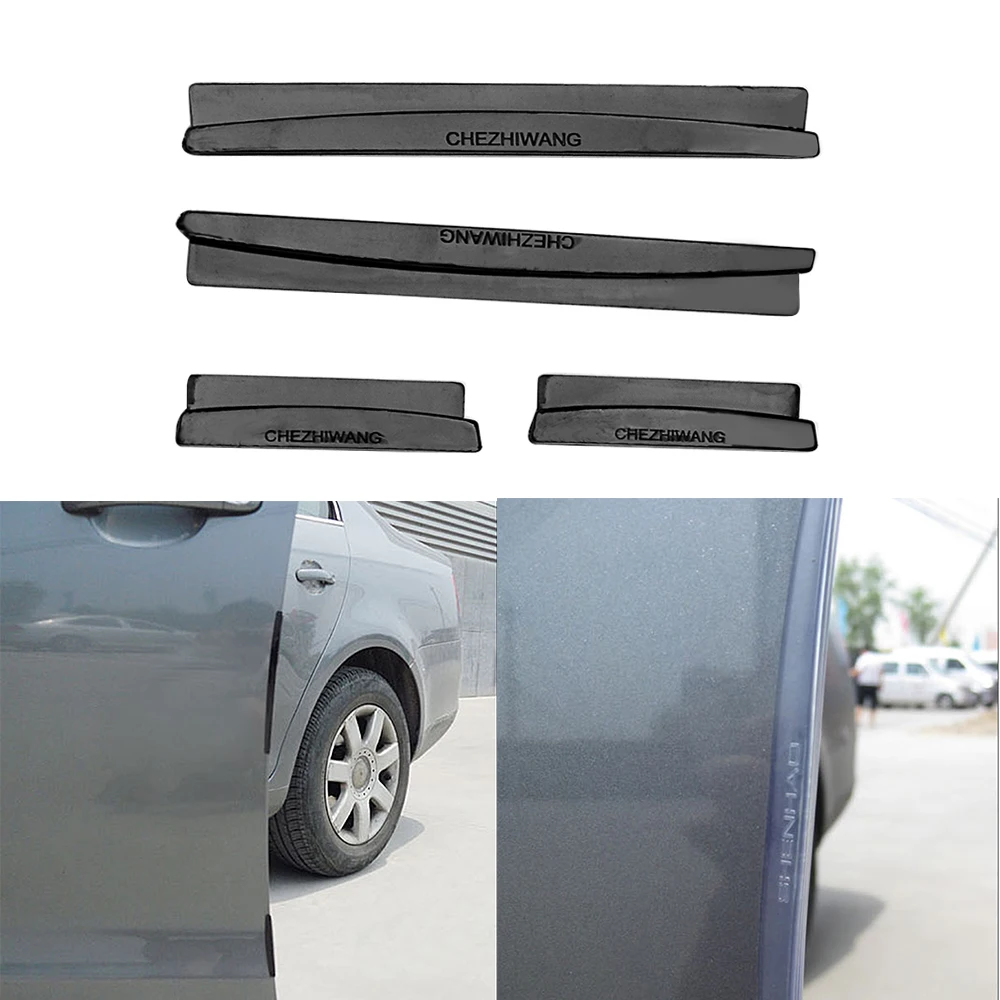 

8pcs Strips Car Door Styling Mouldings Stickers Protector Guards Anti Collision Caravan Truck SUV Off Road 4x4 Auto Accessories