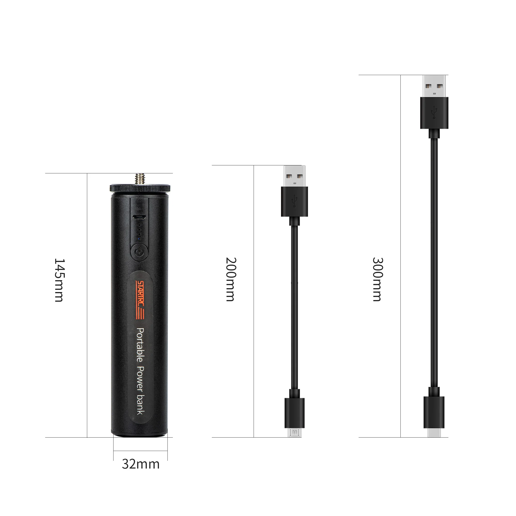Ручной перезаряжаемый ручной держатель для Dji Om5 Gimbal Charger Выдвижная селфи-палка