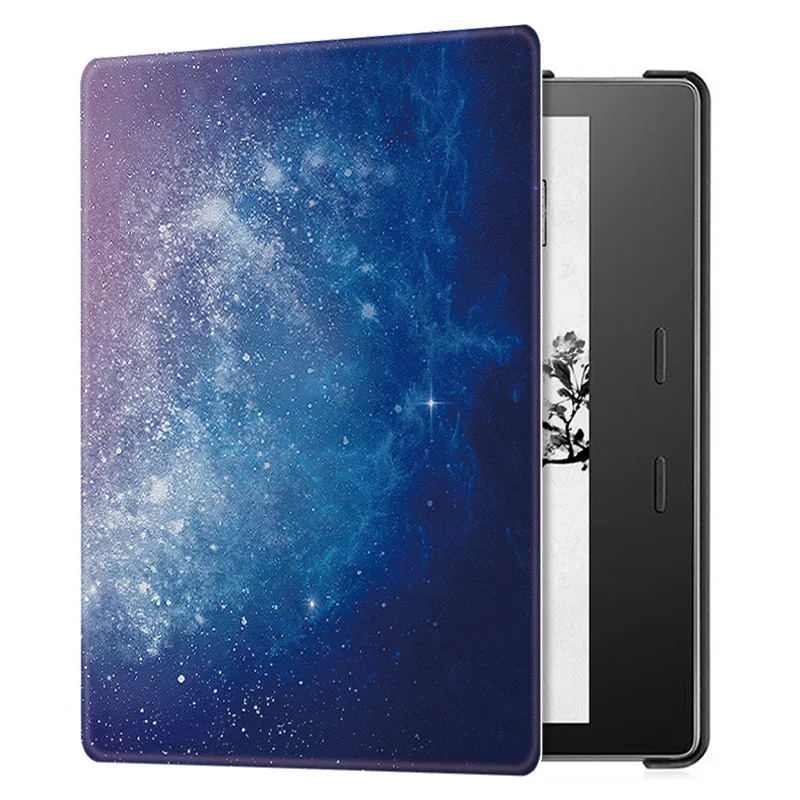 Galaxy Чехол для " Kindle Oasis 9th Generation- электронная книга читалка, тонкий чехол с функцией автоматического сна/пробуждения Kindle Oasis 2 Чехол - Цвет: Galaxy