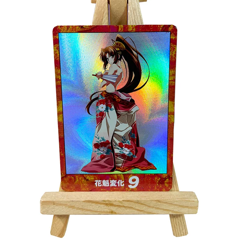 

The King of Fighters Anime Figures Homemade Bronzing Flashcards Mai Shiranui Collectible Cards Toys Birthday Gifts for Children