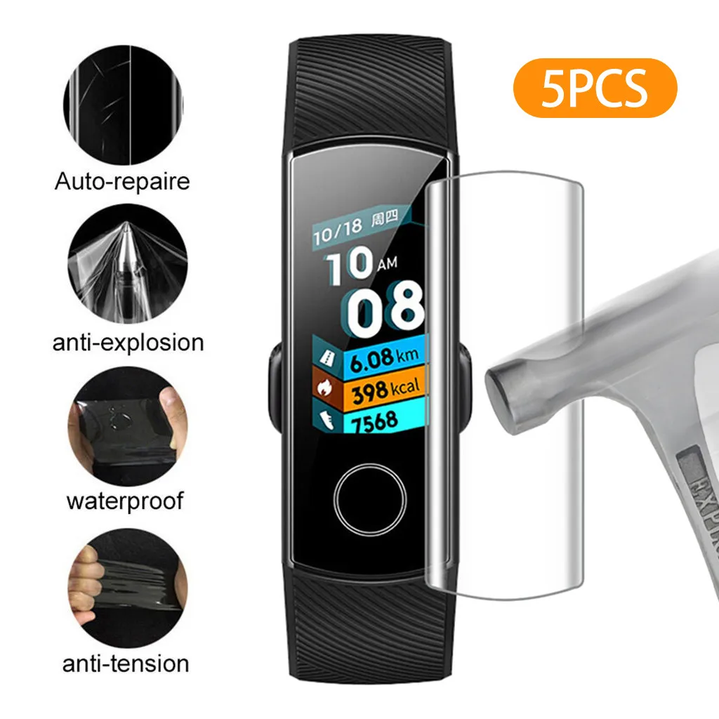 Прозрачная Гидрогелевая Защитная пленка с полным покрытием для huawei Honor 5 из ТПУ