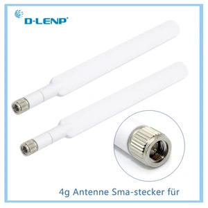 Антенна 4G, 2 шт.компл., SMA штекер для маршрутизатора 4G LTE, внешняя антенна для Huawei B593, E5186, для HUAWEI B315, B310 698-2700 МГц