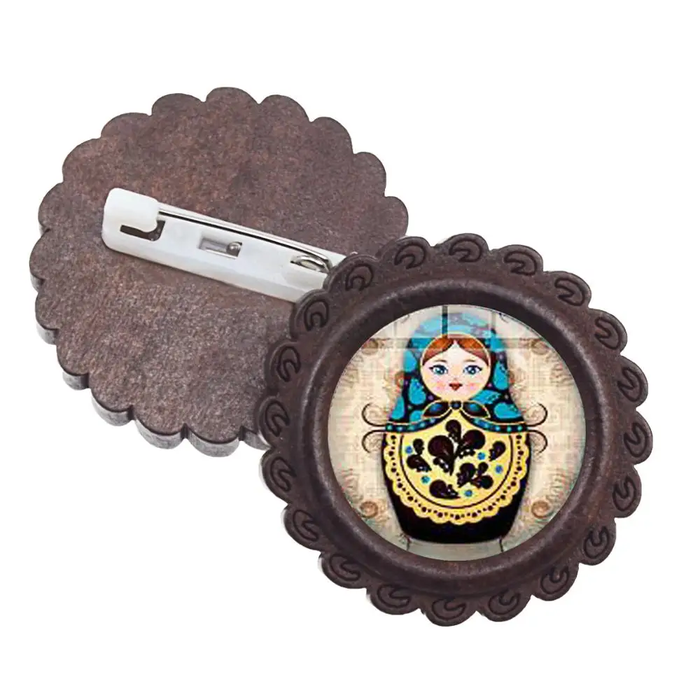 Симпатичные Броши с героями мультфильмов русских кукол для женщин и девочек