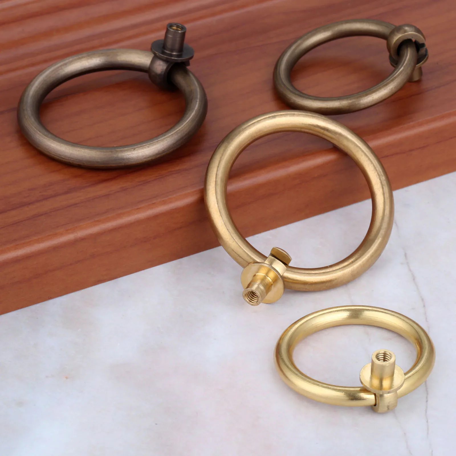 Кольцо для двери шкафа в китайском стиле 50 мм 1 шт.|Ручки шкафа| |