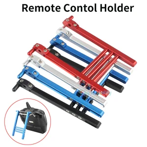 Держатель передатчика из алюминиевого сплава, поддержка передатчика, дизайн дисплея подходит для Frsky Flysky RadioLink JR WFLY Futaba и т. д.
