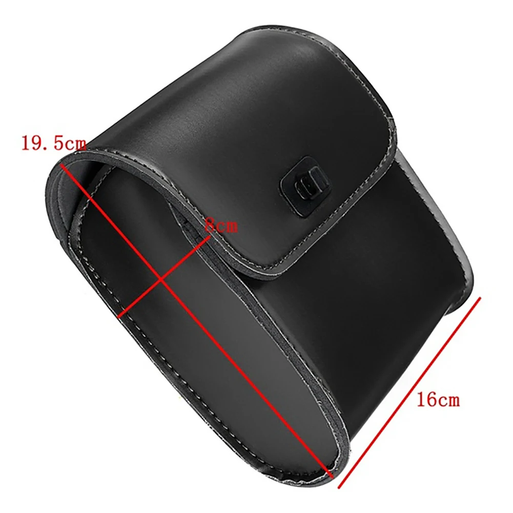 Waterproof Universal Motorcycle Faux Leather Luggage Storage interior weather proof Side Saddle Bag |