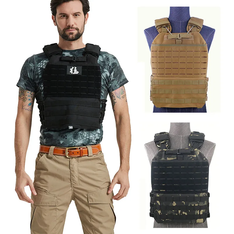 Training Military Tactical Vest For Men Women Plate Carrier Body Armor Combat Army Chest Rig Assault Armor Vest Molle Airsoft