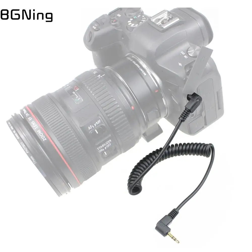 Кабель для дистанционного спуска затвора BGNing 2 5 мм Соединительный шнур C1 C3 N1 N3 S2
