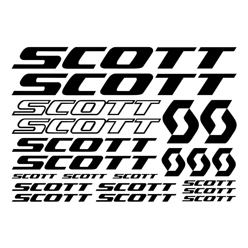 

21pcs for SCOTT BIKE FRAME STICKERS DECALS SHEET BICYCLE CYCLING,32*22cm