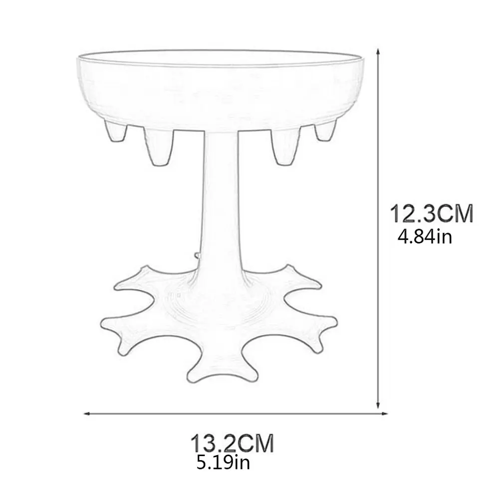 

6 Shot Glass Dispenser And Holder Liquor Distributor Convenient Beverage Dispenser Glass Distributor Party Bar