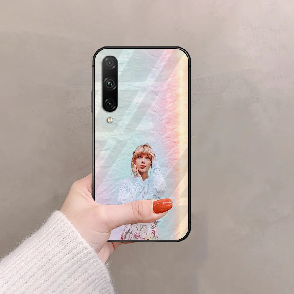 

Swift Folklore Taylor Tempered Glass Phone Case Cover For Huawei Honor 7 8 9 10 20 A I X Lite Oppo 5 X 2 3 Pro Fashion 3D