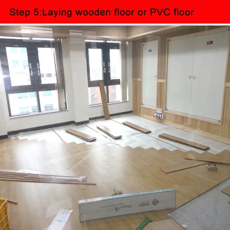 

50cmx0.5M/2M /4M Far Infrared Underfloor Heating Film PTC Carbon Fiber Electric Floor Warming Mat Film Energy Saving