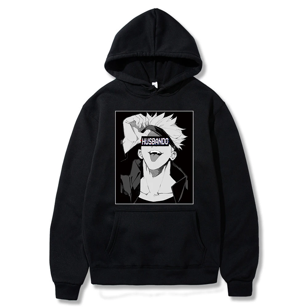 

New Anime Jujutsu Kaisen Hoodies Men women Japanese Anime Satoru Gojo Hoodie Streetwear Unisex Sweatshirts sudaderas hombre