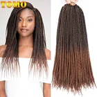 8 шт.упаковка, синтетические косы для наращивания волос, 14-22 дюйма