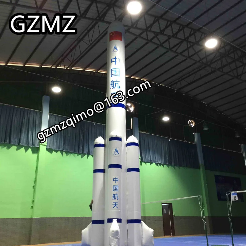 

Рекламная супер гигантская надувная ракета MZQM, копия космической ракеты для событий, Бесплатная доставка по воздуху до двери