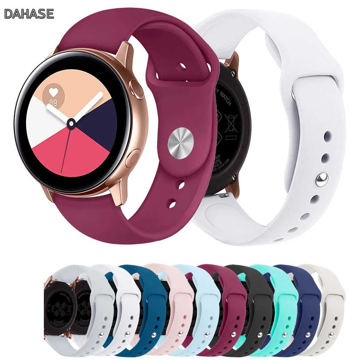 Часы Galaxy Watch Active для Samsung 42 мм Gear S2 силиконовый спортивный ремешок браслеты Huami Youth /