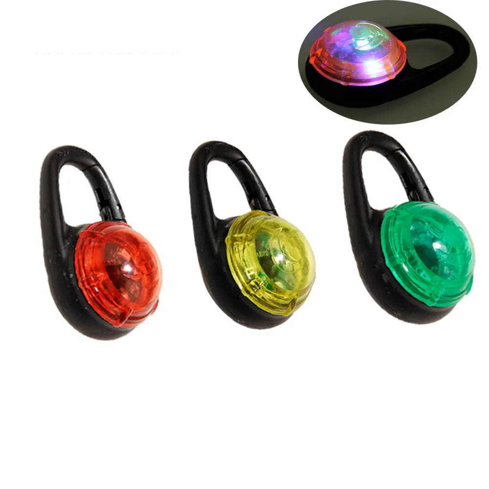 

Portable LED Luminous Lights Reflector for Children Removable Safety Warning Clip Glowing Light for Cycling Running
